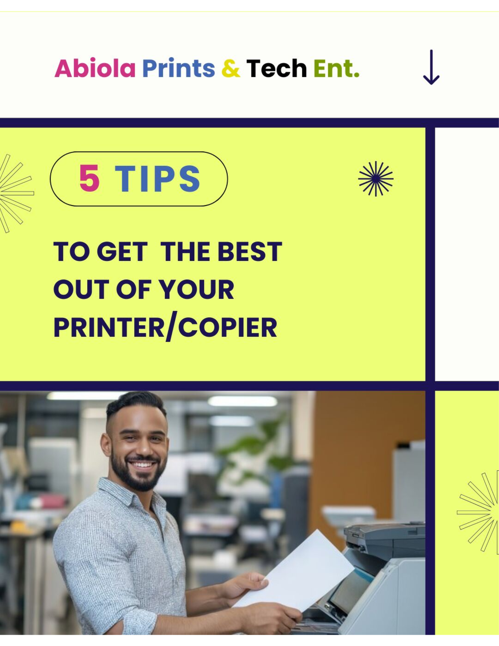 5 practical tips to get the best out of your printer or copier in Nigeria 2026 - maintenance, toner choice and settings